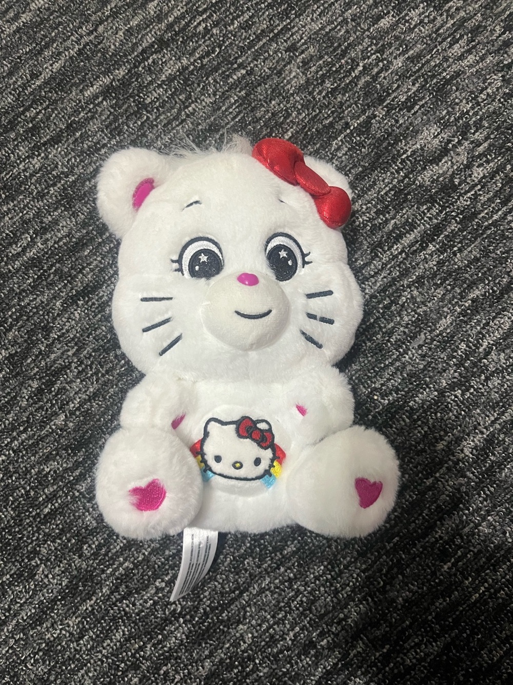 Sanrio x Care Bears Hello Kitty Plush Loves Cheer Bear 10-inch Special Edition